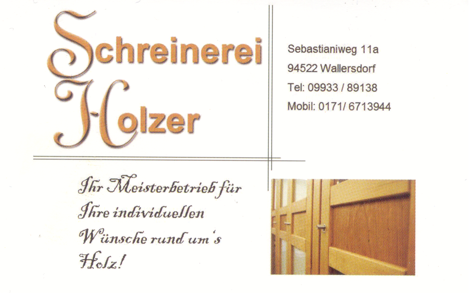 Schreinerei Holzer